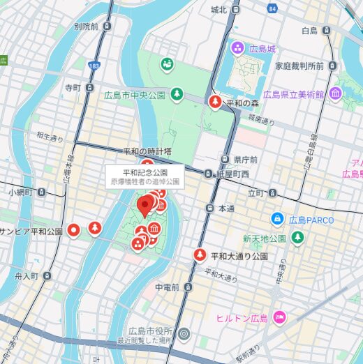 戸坂周辺の住宅地