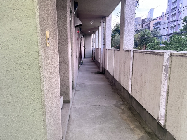 焼山団地での遺品整理作業