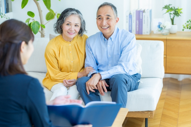 精算・決済の様子